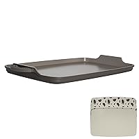 Goodful All-in-One Double Burner Griddle, Ceramic Nonstick, Durable Cast Aluminum, Oven Safe and Dishwasher Safe, Made without PFAS, PFOA, PFOS & PTFE, 18-Inch x 11-Inch, Graphite