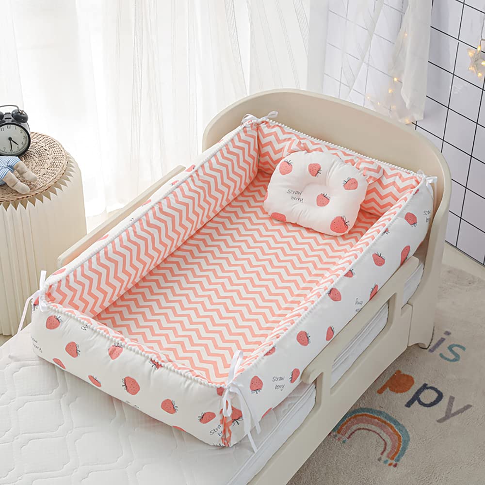 Luddy Baby Nest, Baby Nest, Newborn, Co-sleeping, Lightweight Bed, Comfortable Material, Portable, Easy to Remove, Washable, Baby Shower, 0-24 Months