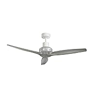 whitegrey Star Propeller White-Premium Indoor & Outdoor Ceiling Fan Blades Available in 10 Different Blade Finishes