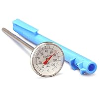 Taylor Bi-Therm Standard Grade Instant Read Bi-Metal Thermometer (5-Inch Stem, 1-Inch Dial, -40- to 120-Degrees Fahrenheit)