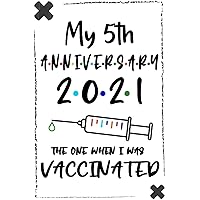 My 5th Birthday The One Where I Was Vaccinated: Funny gift for family and friends, men and women, Notebook Planner, 100 pages, Matte Finish 6 in x 9 ... x 22.9 cm) (Funny Journal Gifts 5 Year Old)
