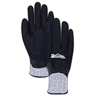 MAGID General Purpose Enhanced Liquid-Grip Cut Resistant Work Gloves, 1 PR, Sandy Nitrile Coated (Nitrix), Size 10/XL, Reusable, 13-Gauge Hyperon Shell (GPD700), Black