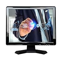 15'' inch PC Monitor 1024x768 4:3 VGA HDMI-in USB Plastic Shell VESA Wall-Mounted Desktop POS Ordering Driver Free 10-Point Capacitive Touch LCD Screen Display with Built-in Speaker W150PT-59C