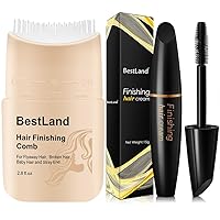 BestLand Hair Finishing Stick & Upgraded Hair Tamer Stick with Built-In Comb for Effortless Styling Refreshing Not Greasy Feel Shaping Gel Cream Hair Wax Stick