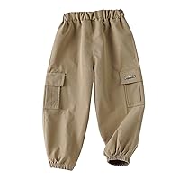 Cargo Pants Trousers Fashion Boys Cuffs Pants Spring Elastic Casual Summer Boys Pants Jumpsuit Light