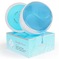 Hydra Blue Collagen Under Eye Gel Mask - Bright Eyes Anti Aging Treatment For Dark Circles, Puffy Eyes, Bags, Fine Lines - 30 Pairs (60 Total Patches)