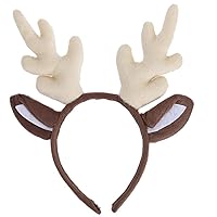 Reindeer Antler Hair Hoop Christmas Kids Headband Headwear for Children Christmas Costume Party