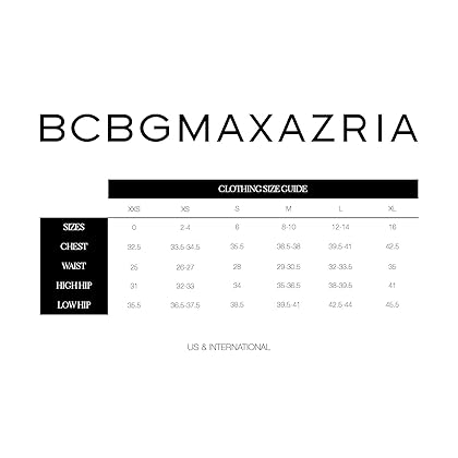 BCBGMAXAZRIA Women's Fitted Floor Length Evening Gown with Side Slit