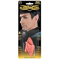Professional Hollywood Quality Latex Logical Space Ear Tips Star Explorer - Stage & Theatrical Prosthetic Makeup - Realistic Skin-like Texture