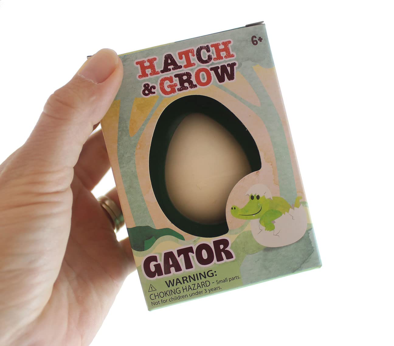 1 Hatch a Gator Alligator Ocean Animal Grow in Water - Add Water and it Grows up to 4