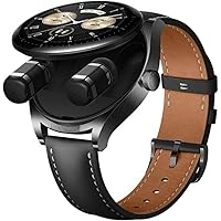 HUAWEI Watch Buds Smartwatch, Headphones and Smartwatch in One, AI & AI Noise Cancelling for Calls, Compatible with Android & iOS, Black EU/UK Global Model International Version, 1.43 inches