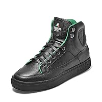 Men's Jay Nappa Leather Round Toe Lace-Up High-Tops