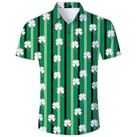 Goodstoworld Men's Novelty Hawaiian Button Down Shirts