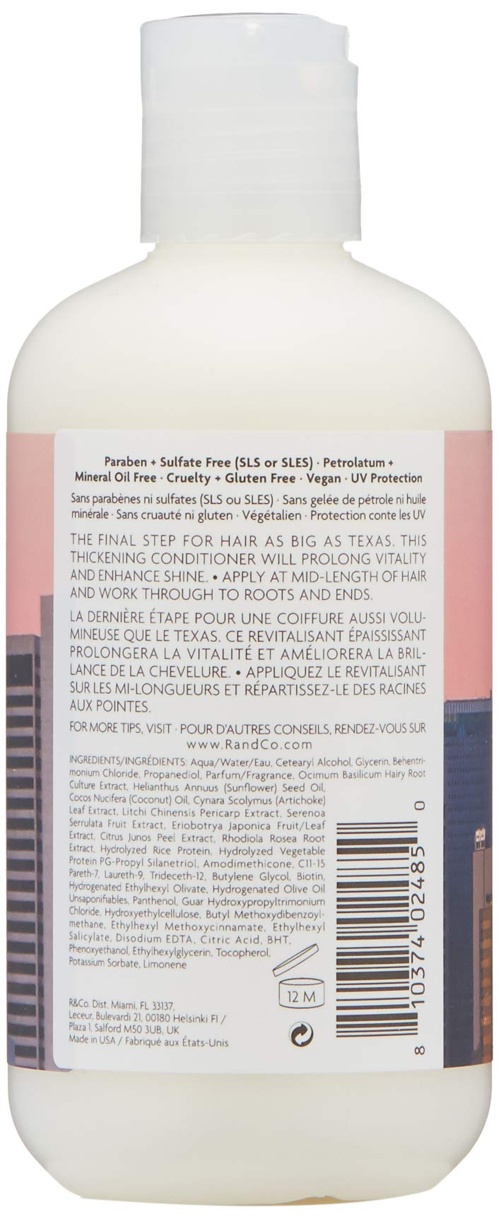 R+Co Dallas Biotin Thickening Conditioner | Weightless Hydration, Strengthens + Enhances Shine | Vegan + Cruelty-Free |