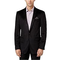 Mens Velvet One Button Blazer Jacket