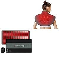 Comfytemp Red Light Therapy Device, Neck Shoulder Back Wrap & Large Pad for Body Pain Relief