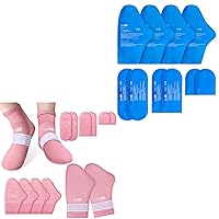 SuzziPad Cold Therapy Socks & Cold Gloves for Chemotherapy Neuropathy, Chemotherapy Must Haves for Women, Ideal for Chemo Neuropathy Relief, Plantar Fasciitis, Hand Pain Relief, S/M
