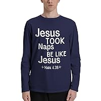 Jesus Took Naps Be Like Jesus T-Shirt Black Round Neck Fashion