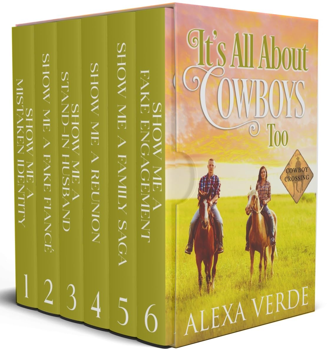 It's All About Cowboys Too: Six more sweet cowboy romances (Cowboy Crossing Romances sets Book 2)