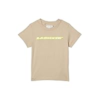 Lacoste Girls' Kid's Short Sleee Crew Neck Tee Shirt