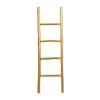 Deco 79 Teak Wood Handmade 4 Rack Ladder, 17