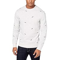 Club Room Mens Whale Embroidered Pullover Sweater