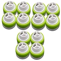 12 Pcs Tip Coupler Piping Nozzle Coupler Cake Decorating Converter Nozzle Converter Piping Tips Coupler Decorate Large