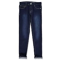 Girls' Faded Stitch Jeans