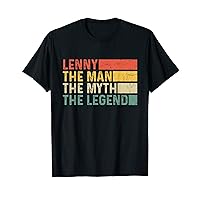 Lenny The Man The Myth The Legend Vintage Gift for Lenny T-Shirt