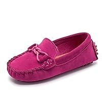 Toddler Little Kid Boys Girls Soft Slip On Loafers Dress Flat Shoes Casual Penny Loafer Moccasin Shoes for Boys and Girls