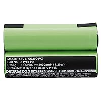 Replacement Battery for AEG Type141,2000mAh/3.6V