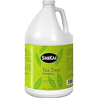 ShiKai Tea Tree Shampoo (1 Gallon) Wake Up with Peppermint & Tea Tree | Refresh & Stimulate Your Scalp | Soap Free Alternative | Moisture for Daily Use