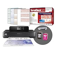 VersaCheck HP Officejet 200 MXE Portable Wireless MICR Check Printer X9 Platinum 5-User Check Printing Software Bundle