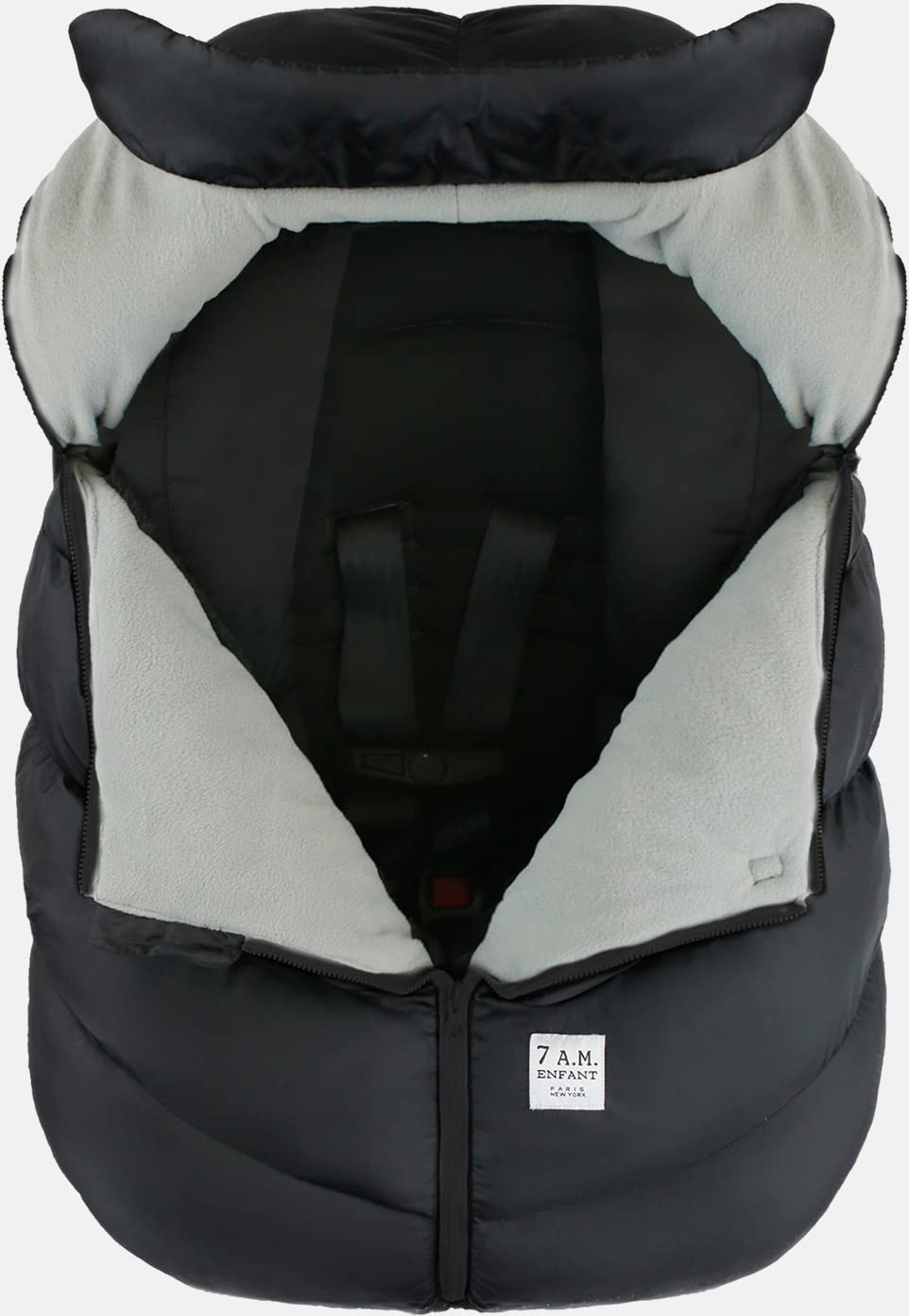 7AM Enfant Car Seat Covers - Cocoon Baby Cover for Boys & Girls, Rain & Snow Repellent, Breathable Windproof, Center Zipper, Universal Fit for Infant Car Seat (0-12M)