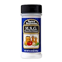 M.S.G. Monosodium Glutamate, plastic shaker, 4.25-oz.