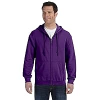 Gildan Mens Full Zip Hooded Sweatshirt