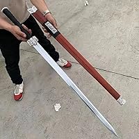 SHZBZB Beautiful Chinese Kungfu Jian Swords Sharp Spring Steel Blade Full Tang Phoenix Han Jian