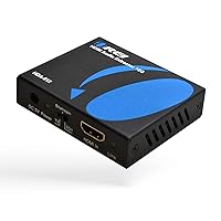 OREI 4K Audio Extractor HDMI UltraHD 4K @ 60Hz 18G HDMI 2.0 Audio Converter SPDIF + 3.5mm Output HDCP 2.2 - Dolby Digital/DTS Passthrough CEC, HDR, Dolby Vision, HDR10 Support (HDA-912)