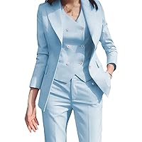 Pink Women's Formal Fit 3 Piece Office Workwear Fashion Set