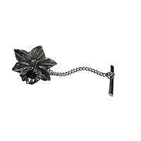 Silver Toned Welsh Daffodil Flower Tie Tack
