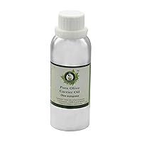 R V Essential Pure Olive Carrier Oil 1250ml (42oz)- Olea Europaea (100% Pure and Natural Cold Pressed)