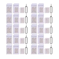 4 in 1 Nano SIM Card Adapter Converter Kit Nano to Micro, Nano to Regular, Micro to Regular Standard with SIM Extractor for All Mobile/Smartphone Devices-10pcs