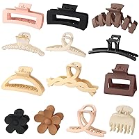 13Pcs Hair Claw Clip,Small Claw Clips Pearl Hair Claw Clip Strong Hold Hair Jaw Clips,Big Hair Clip Barrettes Nonslip Birthday Business Gift Hair Accessories for Women Girls Daughter