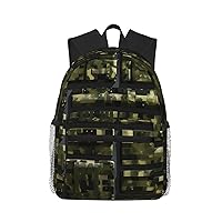 Lightweight Laptop Backpack,Casual Daypack Travel Backpack Bookbag Work Bag for Men and Women-Army Digital Camouflage