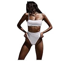 Swimsuit Retro Swimsuits for Women Women High Waisted Swimsuit Boho Bathing Suits for Women White Bikini Set High Waisted Bathing Suits Custom Face Swimsuits for Women Swimsuits for