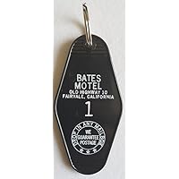Bates Motel Inspired Key Tag in Black and White Room # 1