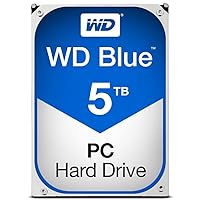 WD Blue 5TB Desktop Hard Disk Drive - 5400 RPM SATA 6 Gb/s 64MB Cache 3.5 Inch - WD50EZRZ