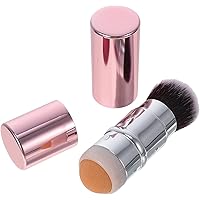 Oil-Absorbing Volcanic Face Roller, Reusable Facial Skincare Tool Oil Control Roller for Oily Skin Care, Oil-Absorbing Face Roller with Makeup Brush to Remove Excess Shine, Makeup Friendly