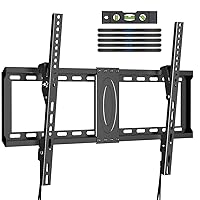 Suptek Tilt TV Wall Mount Bracket for Most 37-82 inch TV, Universal Mount with Max 600x400mm VESA and 132lbs Loading Capacity, Fits Studs 24
