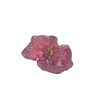 REAL-GEMS Natural Raw Red Spinel Loose Stone, Certified Natural 1.40 Ct Spinel Gemstone, Untreated Spinel Gemstone